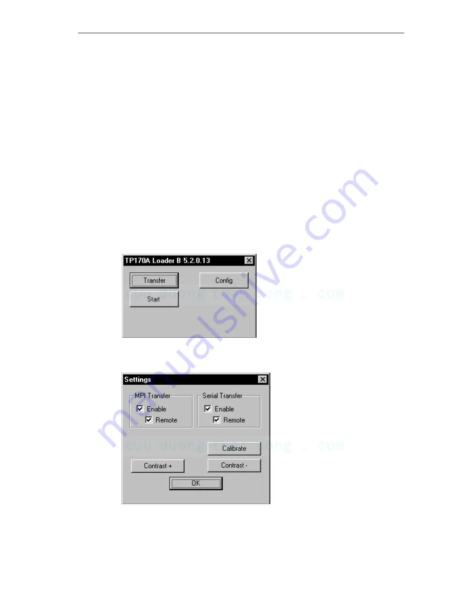 Siemens SIMATIC HMI TP 170A Equipment Manual Download Page 21