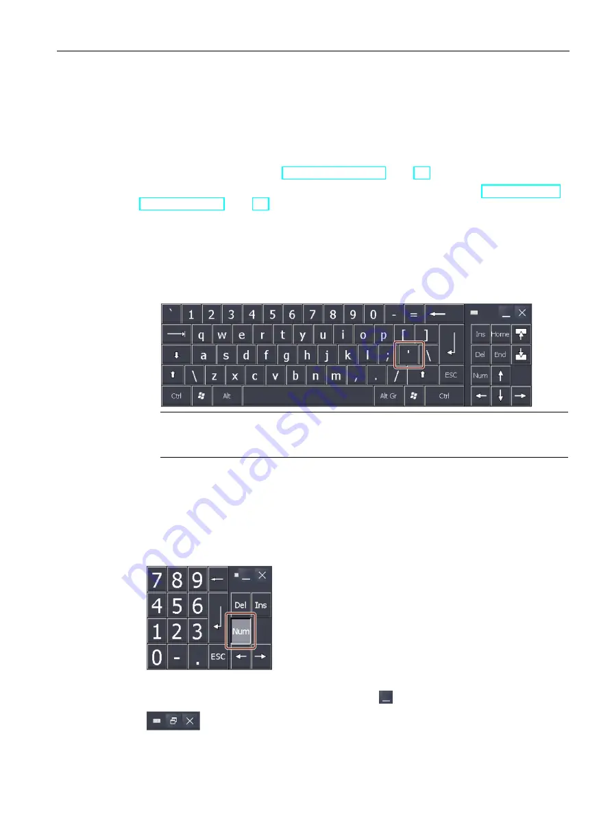 Siemens SIMATIC HMI TP1000F Mobile RO Operating Instructions Manual Download Page 79