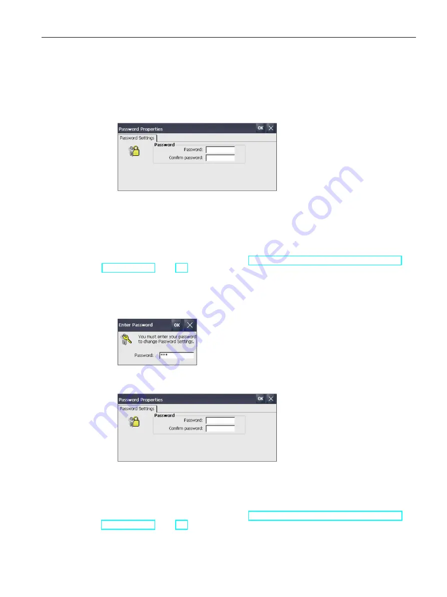 Siemens SIMATIC HMI TP1000F Mobile RO Operating Instructions Manual Download Page 91