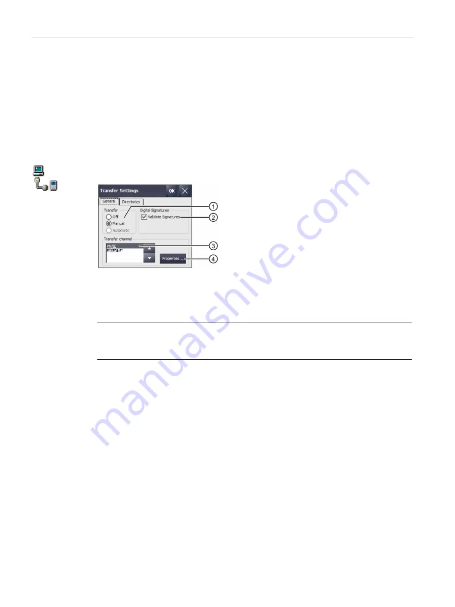 Siemens SIMATIC HMI TP1000F Mobile RO Operating Instructions Manual Download Page 94