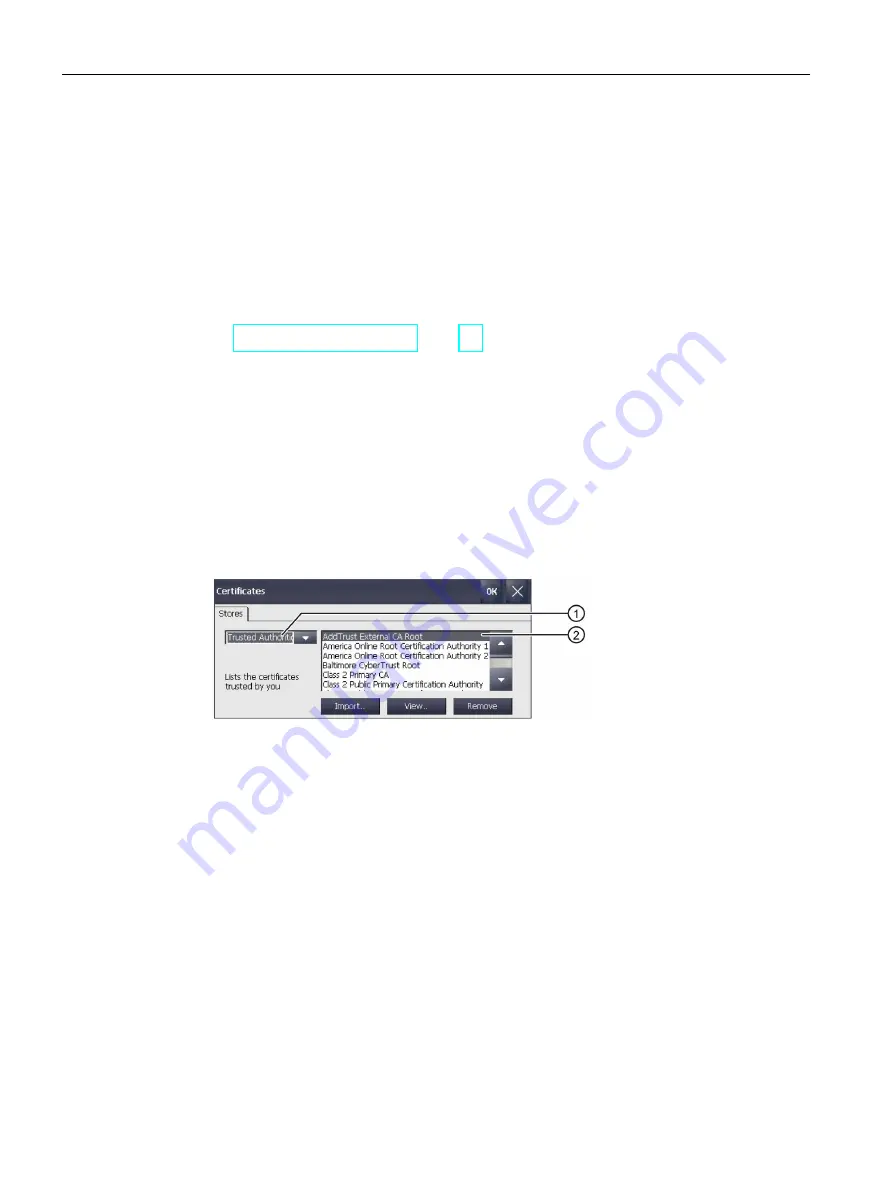 Siemens SIMATIC HMI TP1000F Mobile RO Operating Instructions Manual Download Page 106