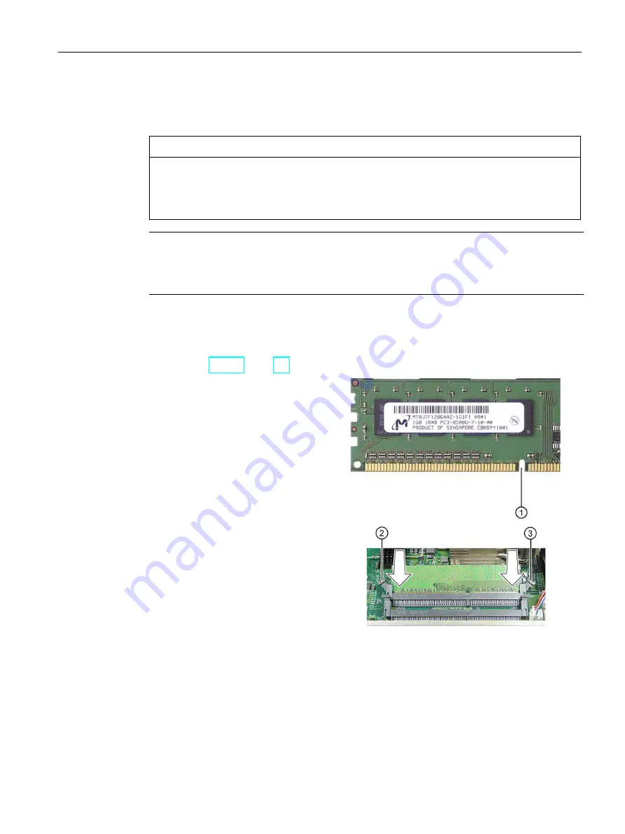 Siemens SIMATIC IPC627D Operating Instructions Manual Download Page 61