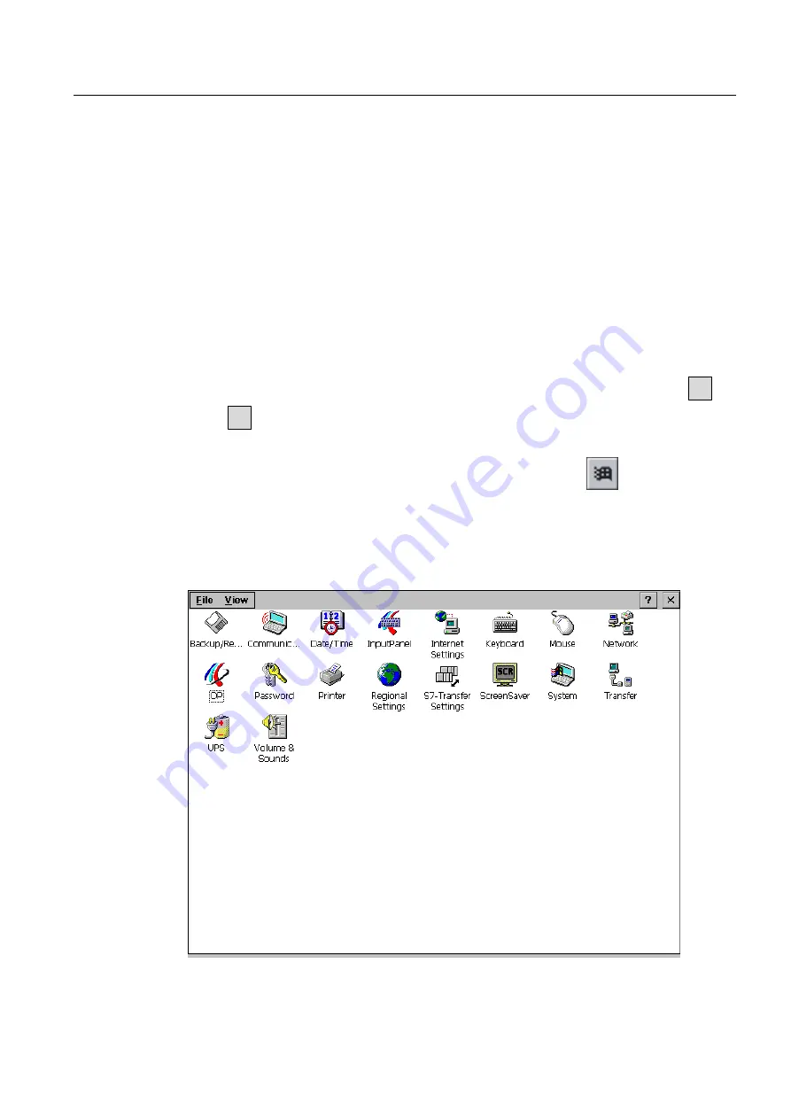 Siemens SIMATIC MP 270B Operating Instructions Manual Download Page 73