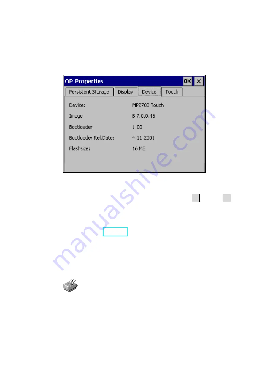 Siemens SIMATIC MP 270B Operating Instructions Manual Download Page 81