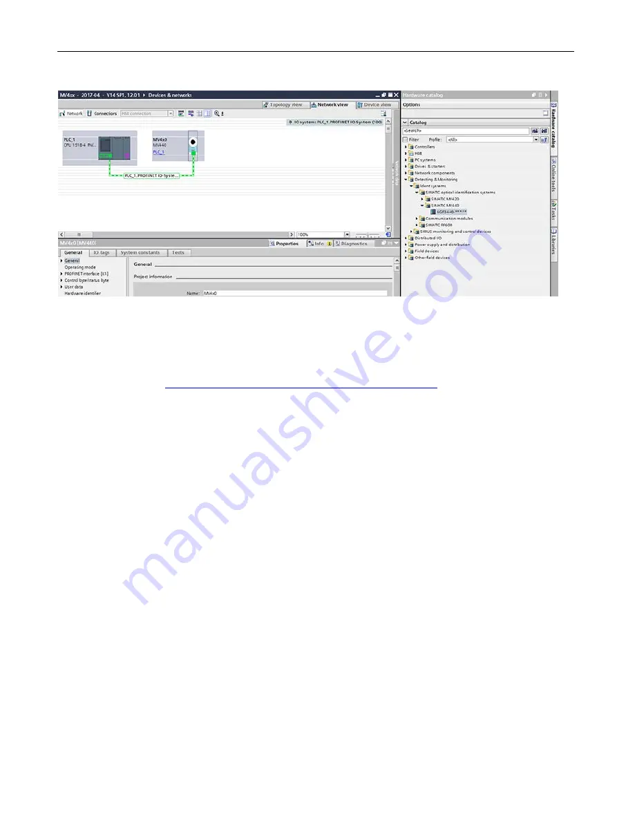 Siemens SIMATIC MV500 Operating Instructions Manual Download Page 151