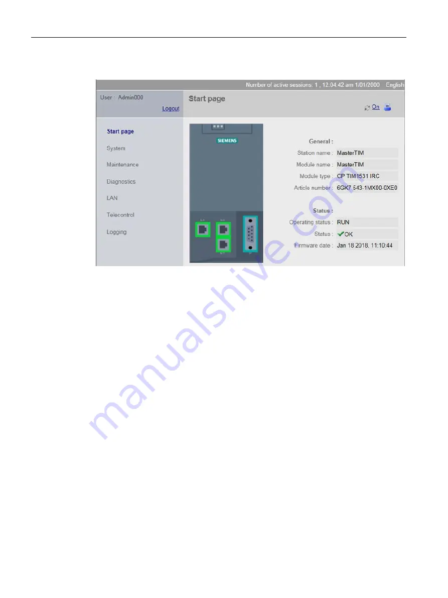 Siemens SIMATIC NET CP 1243-1 DNP3 Скачать руководство пользователя страница 170