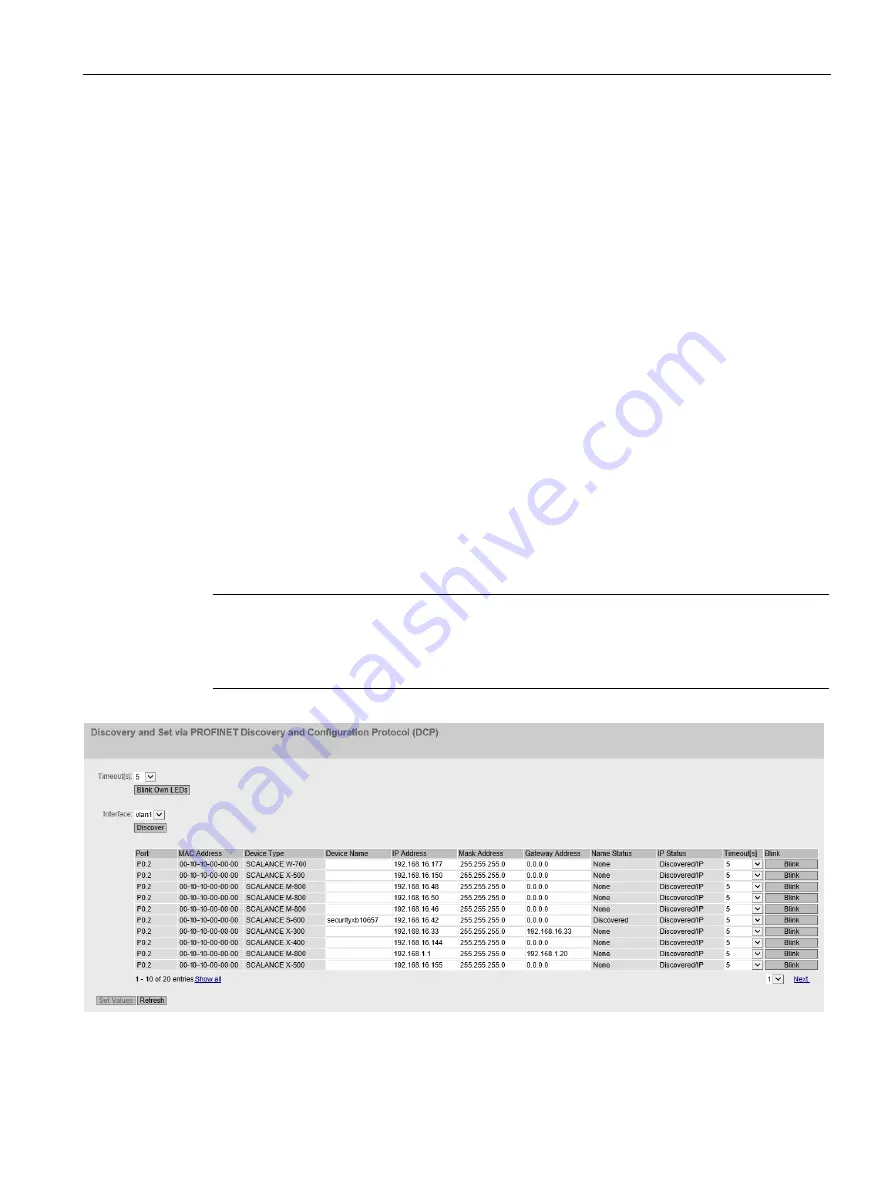 Siemens SIMATIC NET SCALANCE SC-600 Configuration Manual Download Page 217