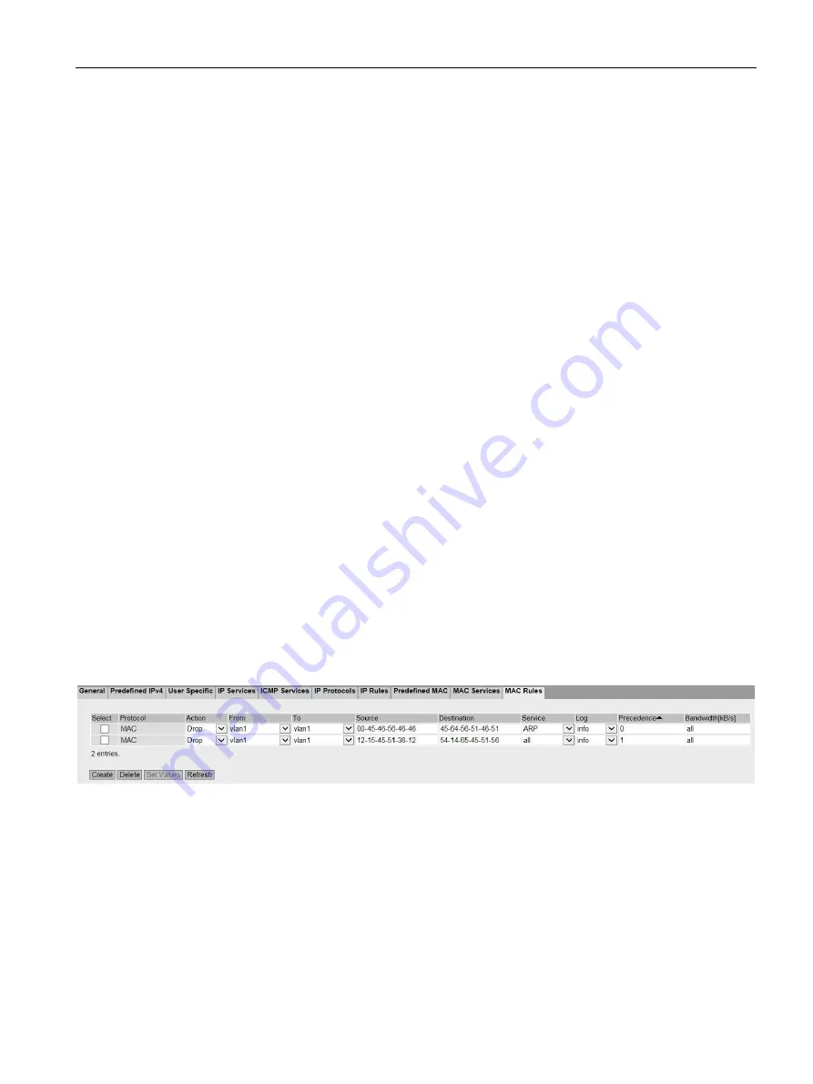 Siemens SIMATIC NET SCALANCE SC-600 Configuration Manual Download Page 321