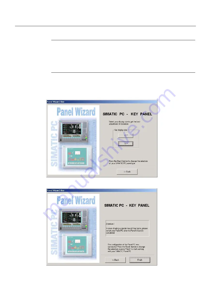 Siemens SIMATIC Panel PC 677 Operating Instructions Manual Download Page 44