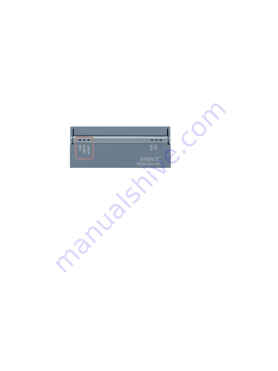 Siemens SIMATIC PN/M-Bus LINK Operating Instructions Manual Download Page 43