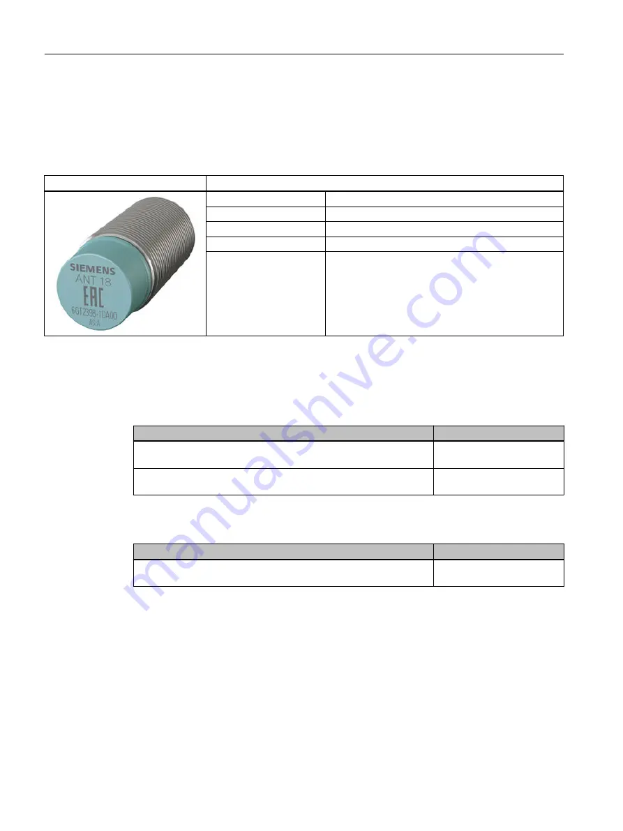 Siemens SIMATIC RF300 System Manual Download Page 246