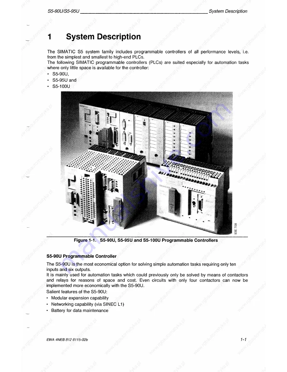 Siemens SIMATIC S5-90U Скачать руководство пользователя страница 23