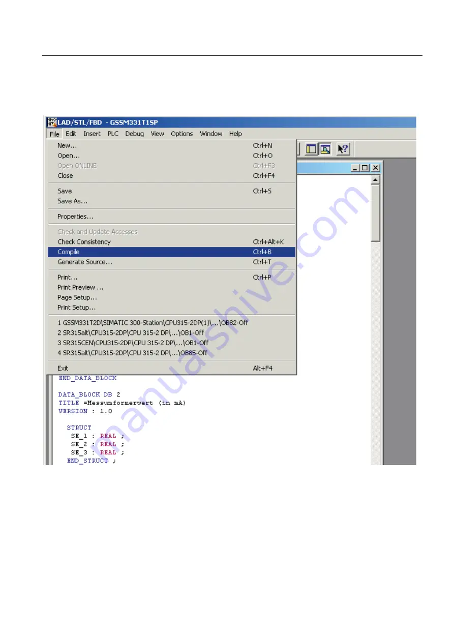 Siemens Simatic SM331 Getting Started Download Page 49