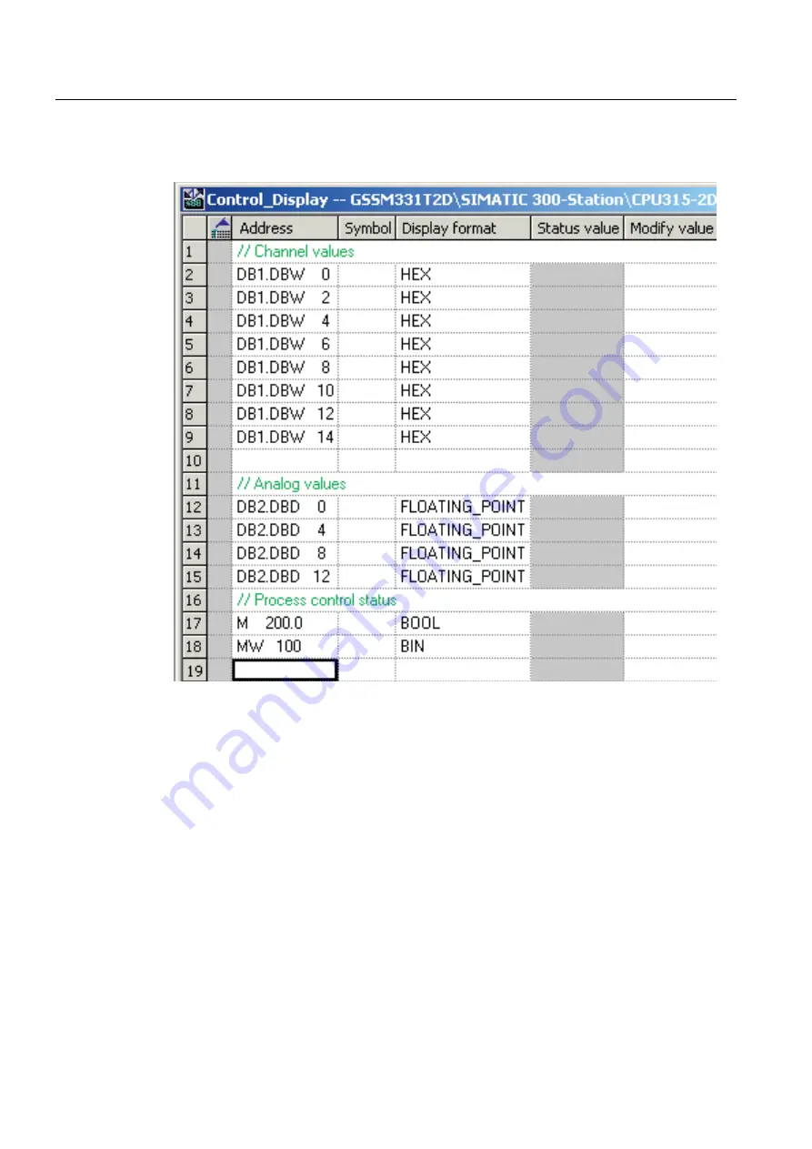 Siemens Simatic SM331 Getting Started Download Page 56