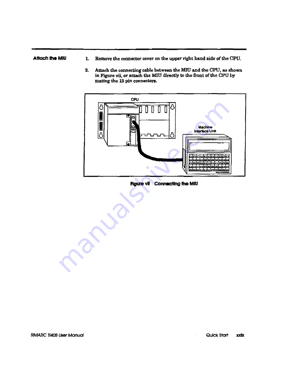 Siemens Simatic TI405 User Manual Download Page 31