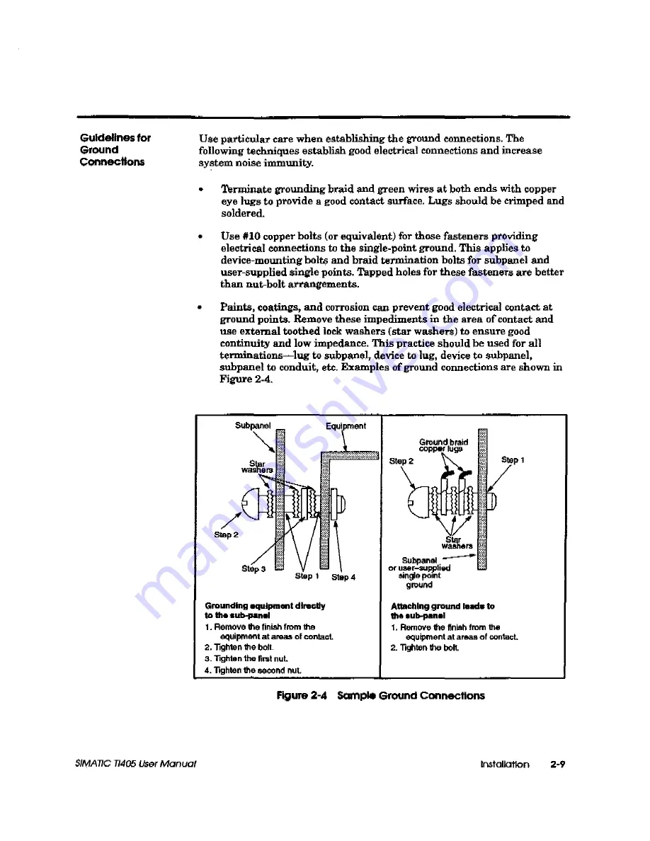 Siemens Simatic TI405 User Manual Download Page 74