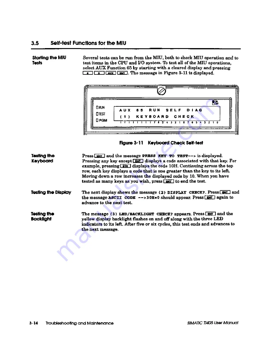 Siemens Simatic TI405 User Manual Download Page 126