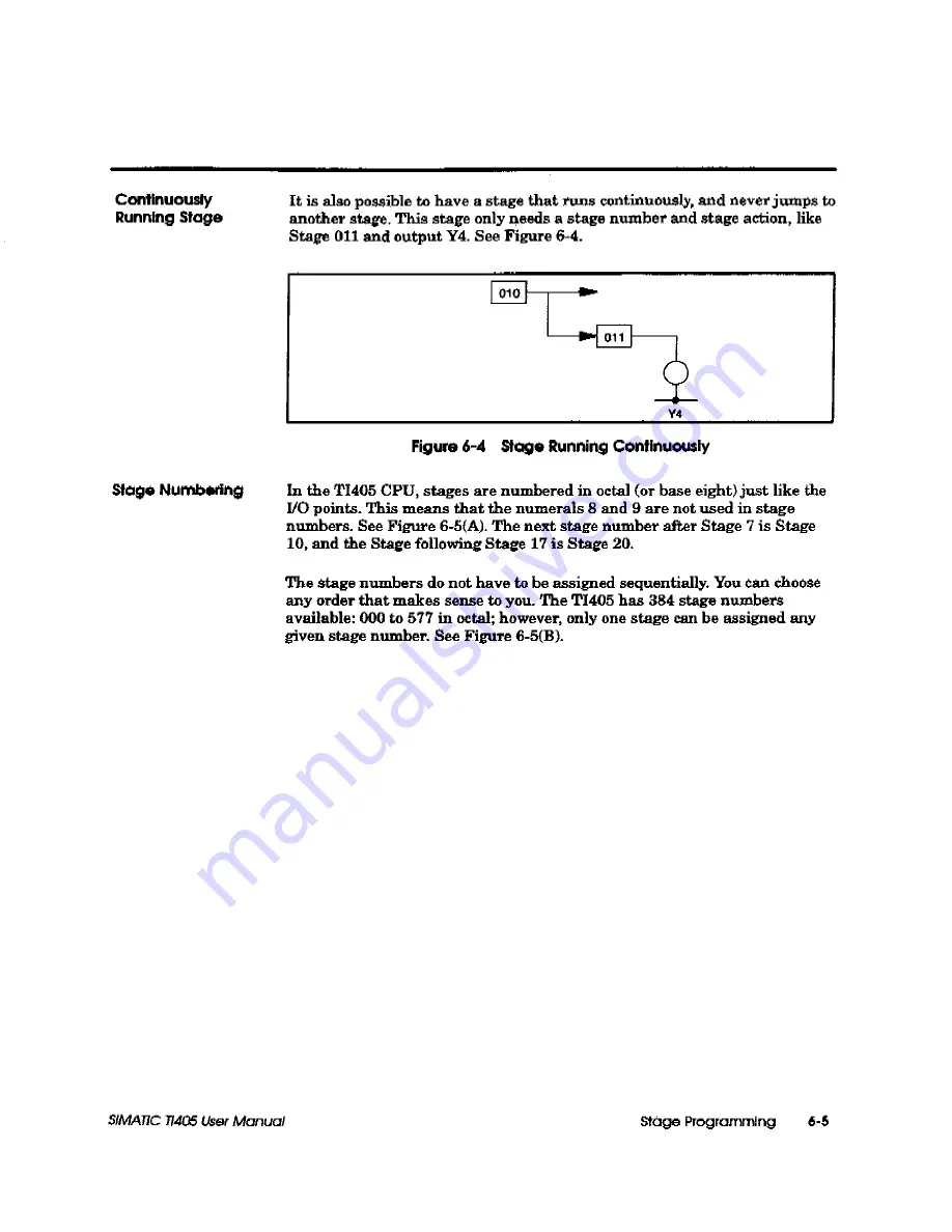 Siemens Simatic TI405 User Manual Download Page 190