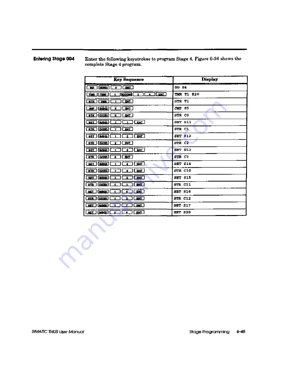 Siemens Simatic TI405 User Manual Download Page 230