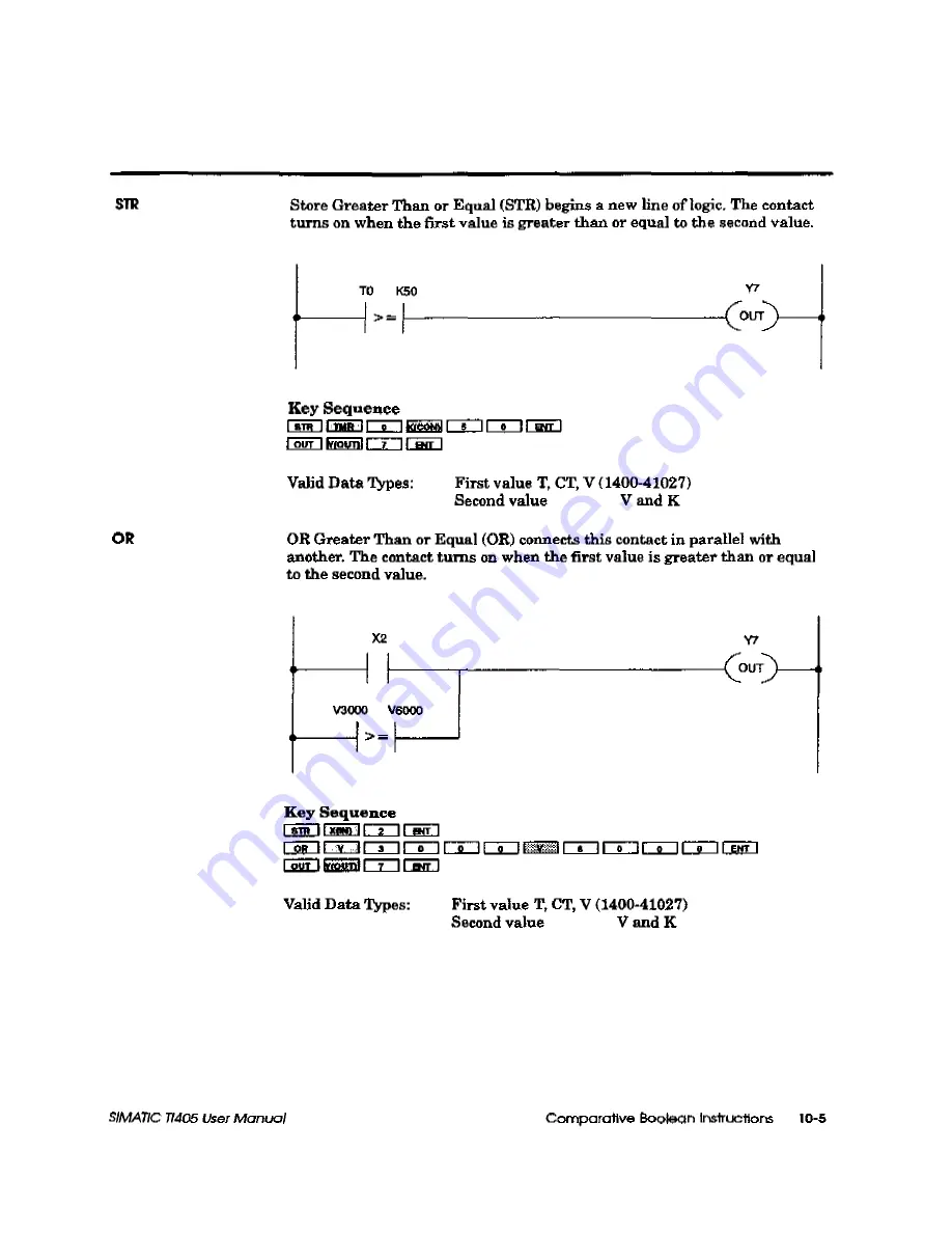 Siemens Simatic TI405 User Manual Download Page 294