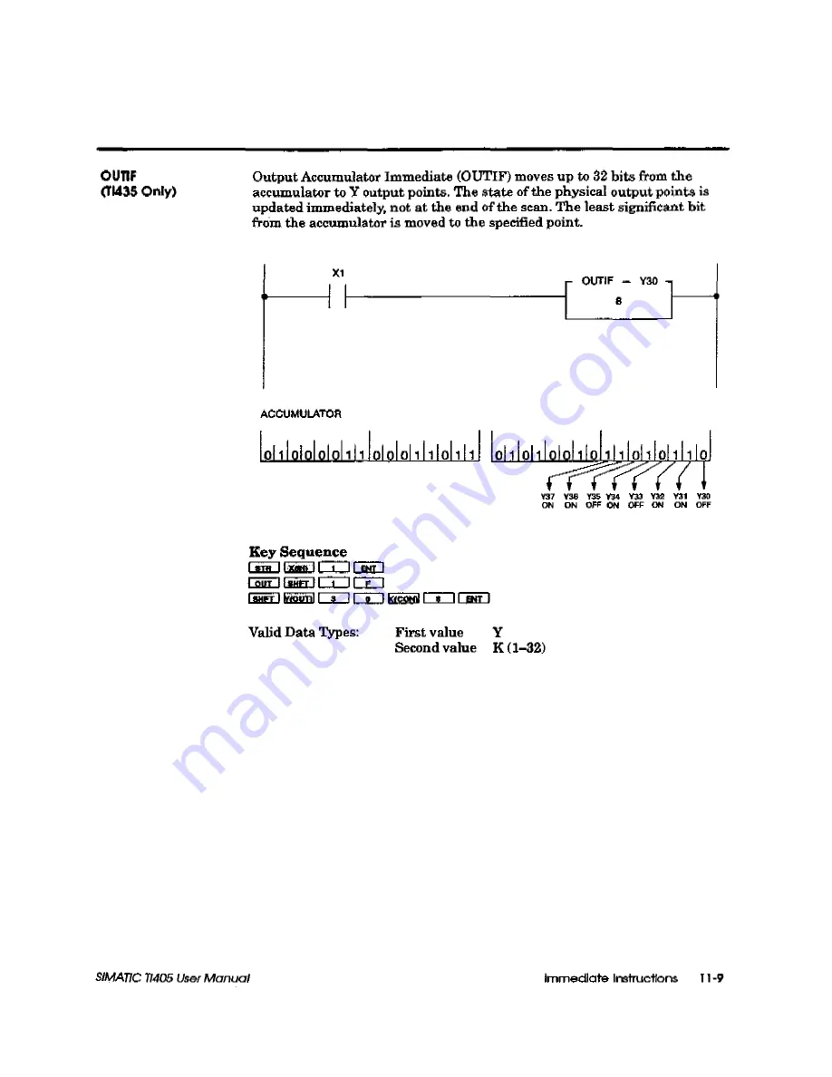 Siemens Simatic TI405 User Manual Download Page 305