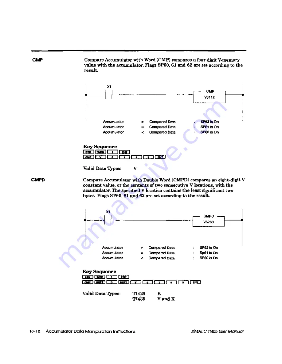 Siemens Simatic TI405 User Manual Download Page 325