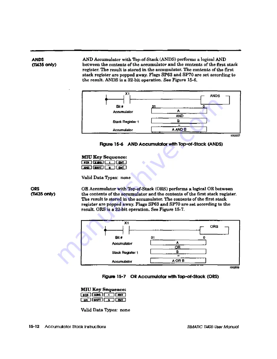 Siemens Simatic TI405 User Manual Download Page 351