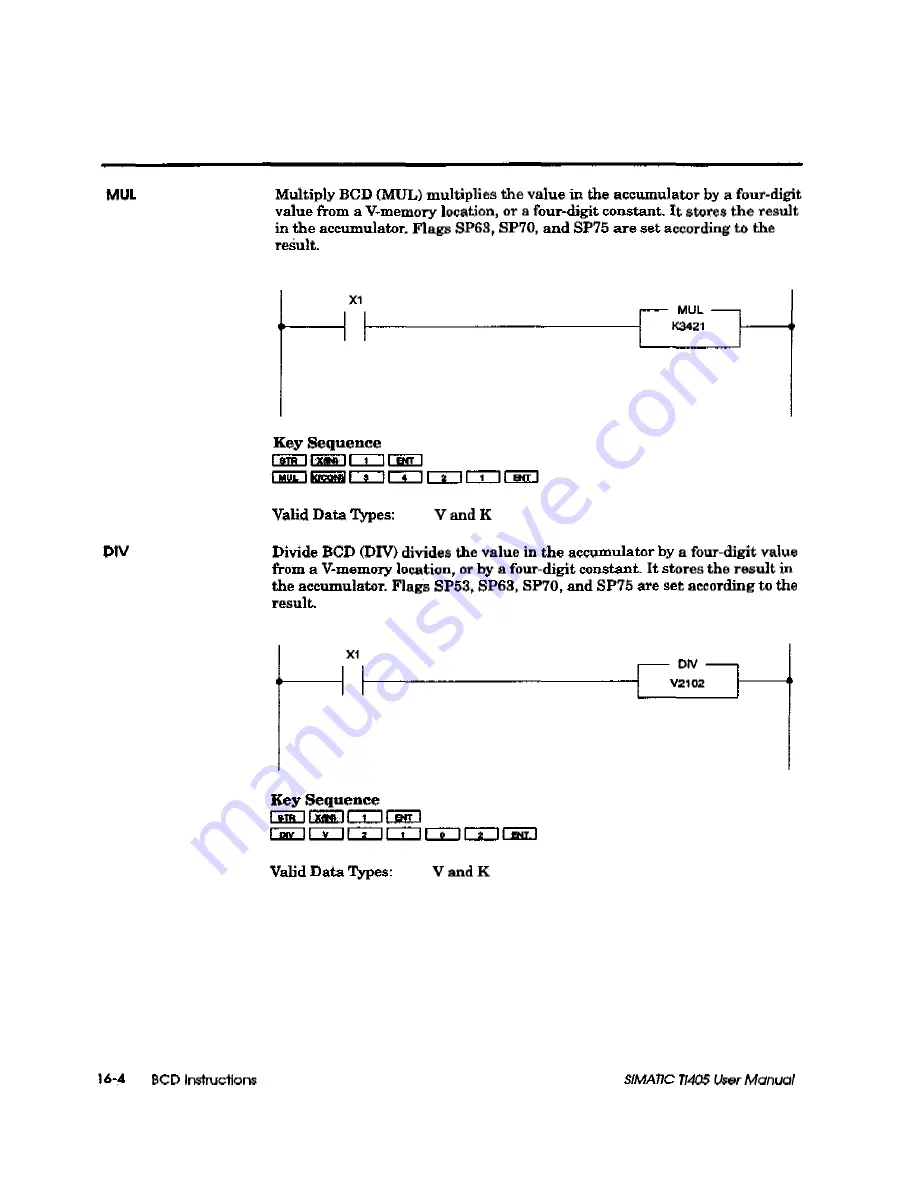 Siemens Simatic TI405 User Manual Download Page 356