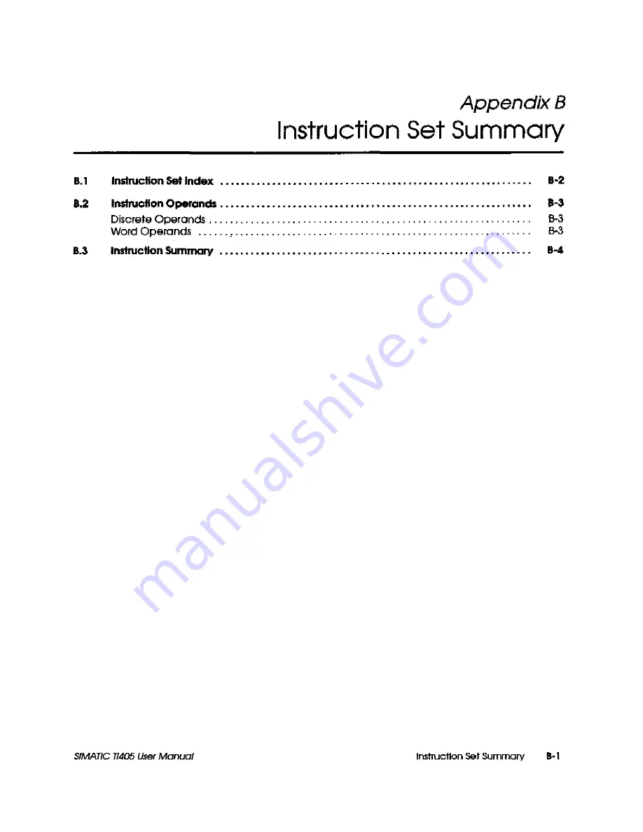 Siemens Simatic TI405 User Manual Download Page 425