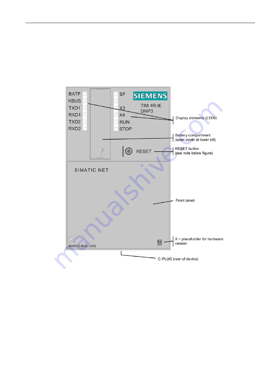 Siemens SIMATIC TIM 3V-IE DNP3 System Manual Download Page 55