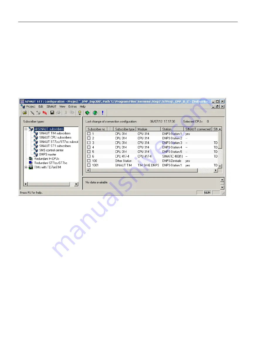 Siemens SIMATIC TIM 3V-IE DNP3 System Manual Download Page 150