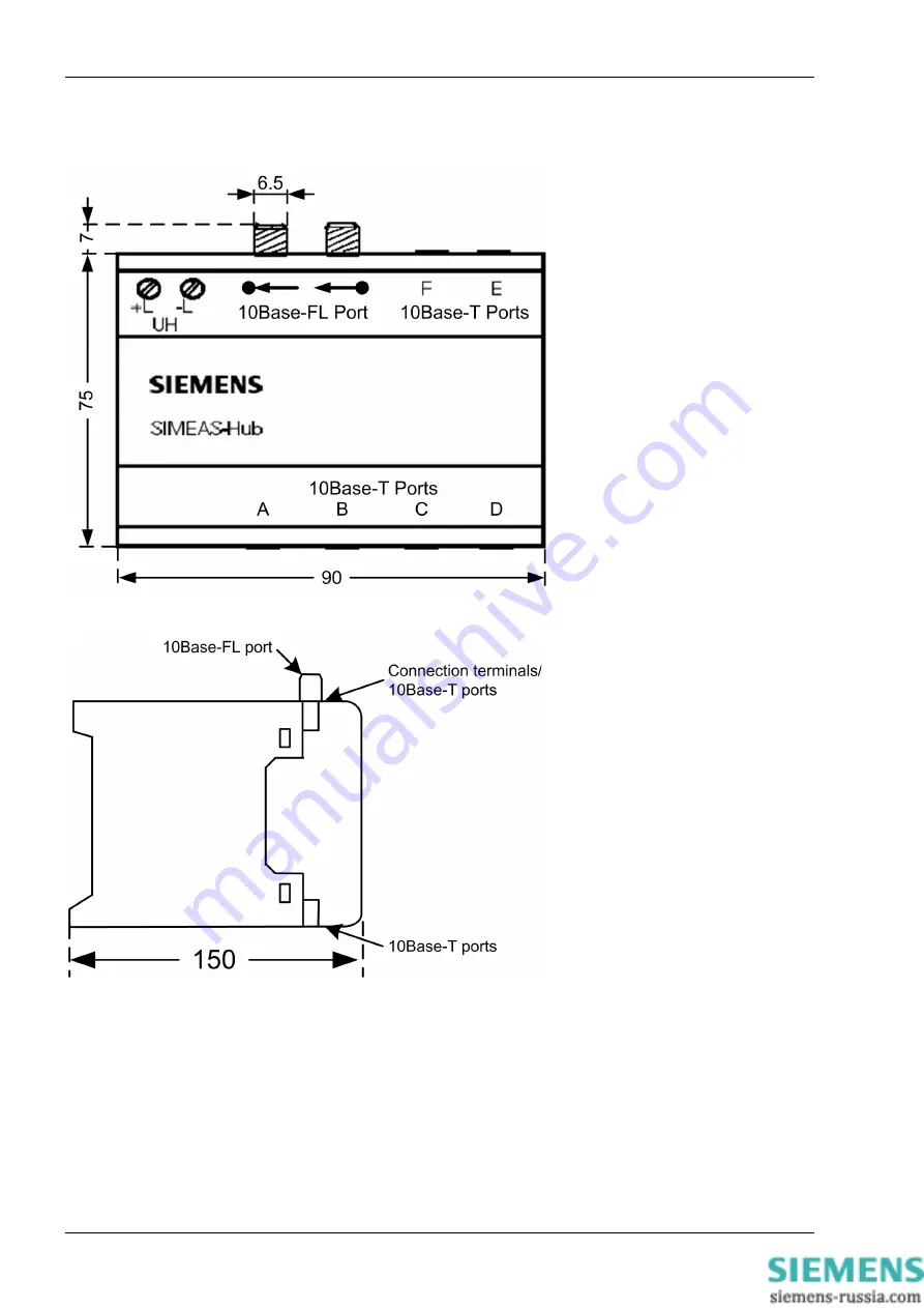 Siemens SIMEAS-Hub 7KE6000-8AD /CC Operating Instructions Manual Download Page 46