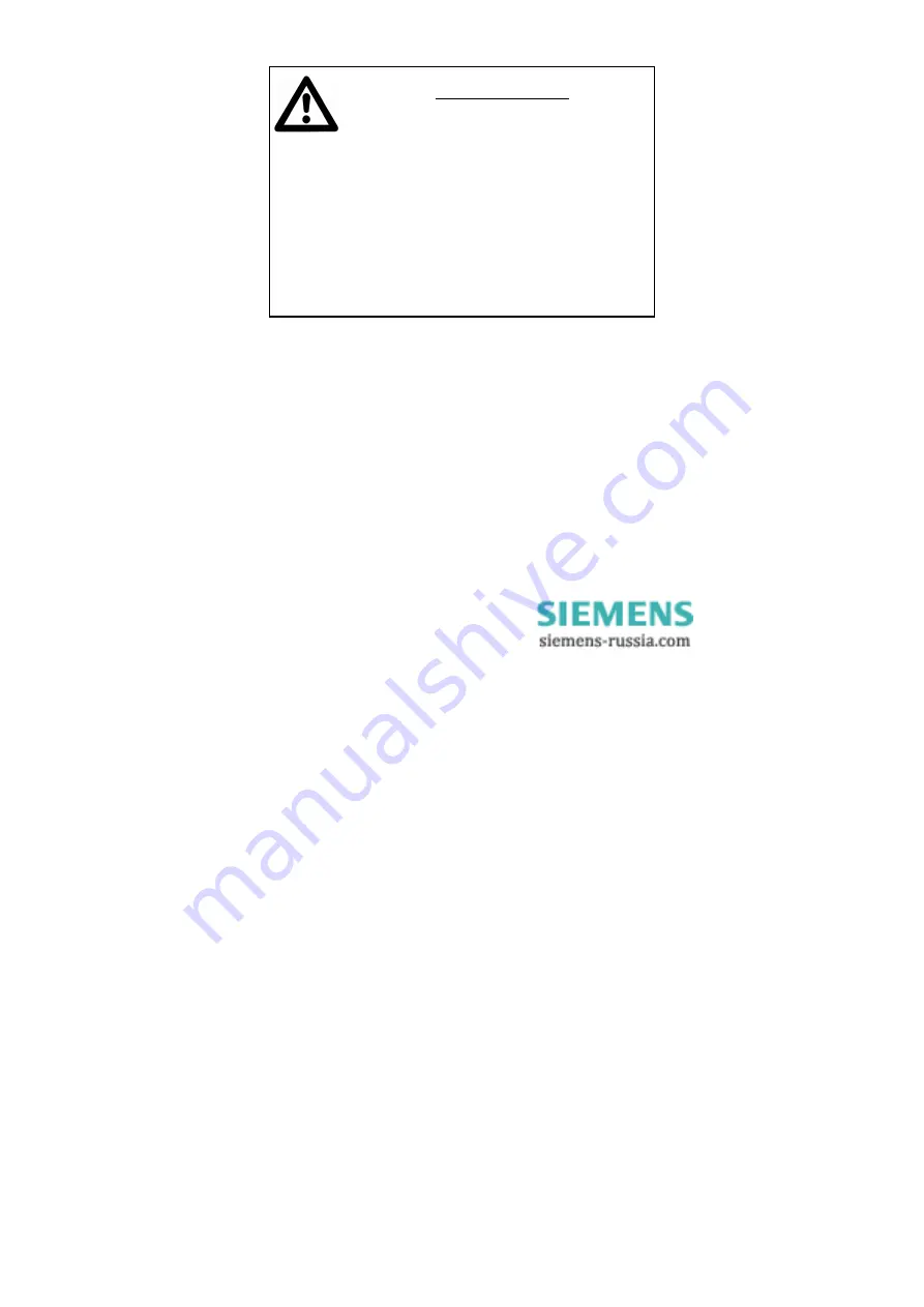 Siemens SIMEAS P 7KG7550 Operating Instructions Manual Download Page 7