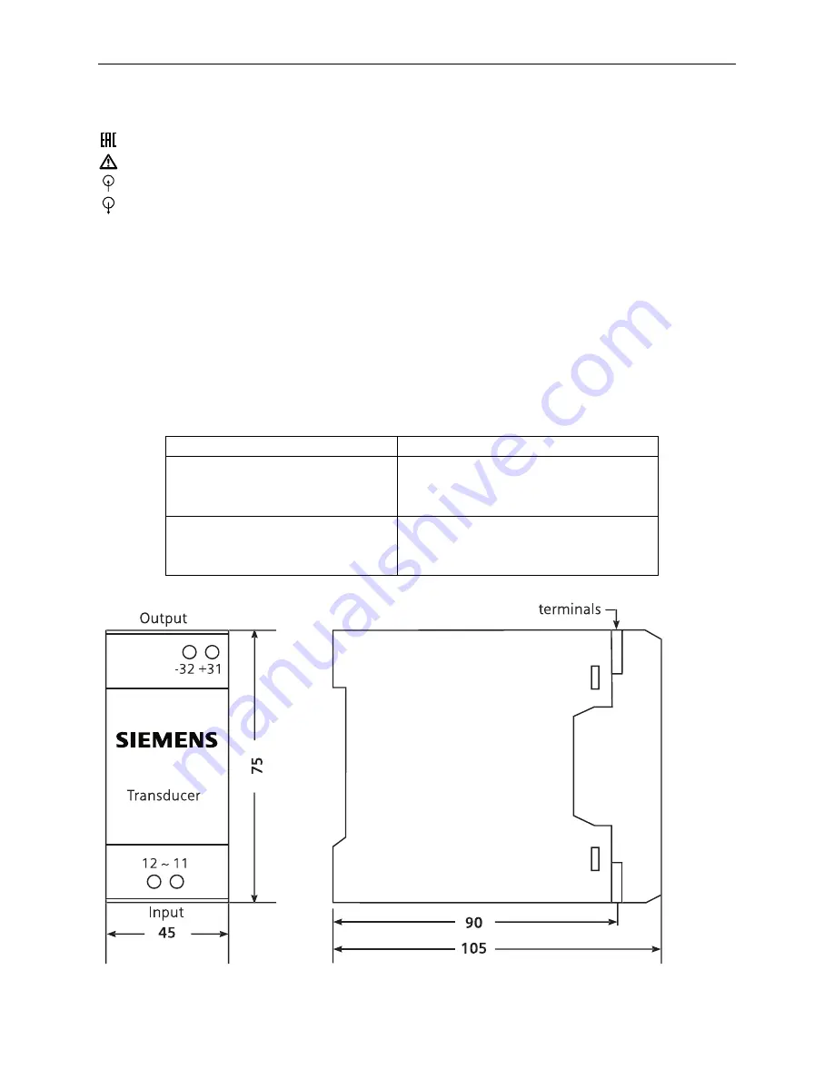 Siemens SIMEAS-T 7KG6101-2LK11-0B Operating Instructions Manual Download Page 12