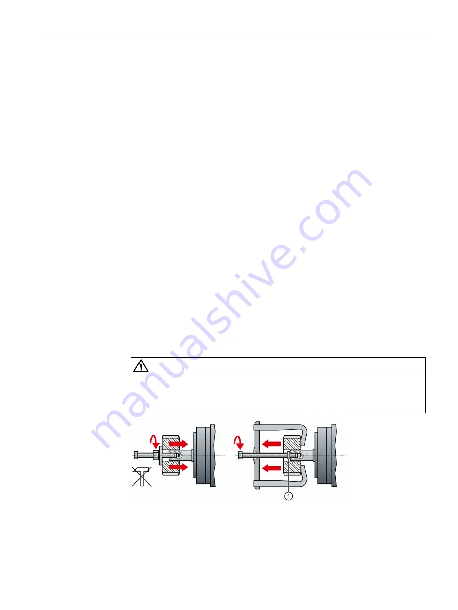 Siemens SIMOTICS M-1PH1 Equipment Manual Download Page 61