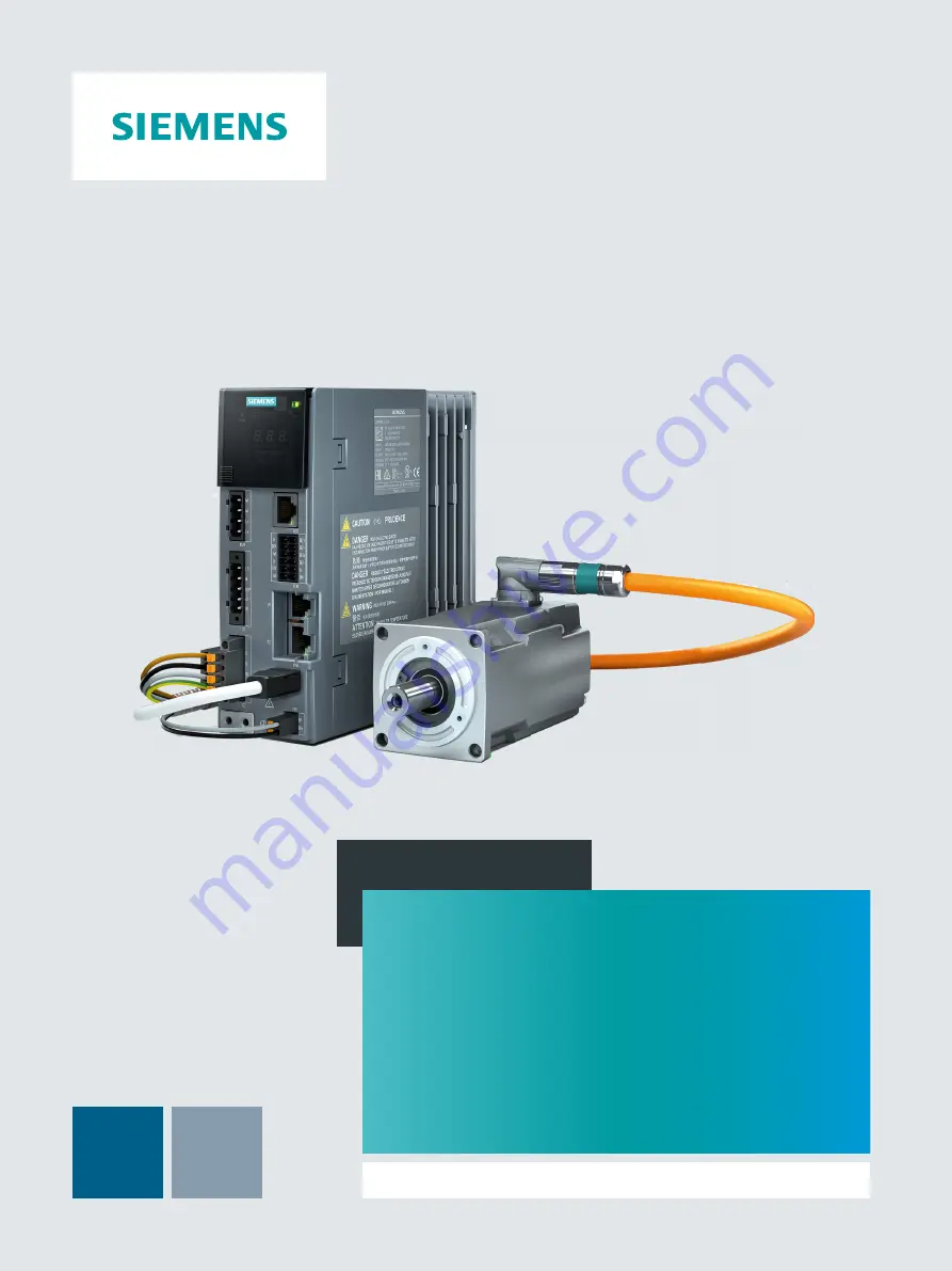 Siemens SIMOTICS S-1FK2 Operating Instructions Manual Download Page 1