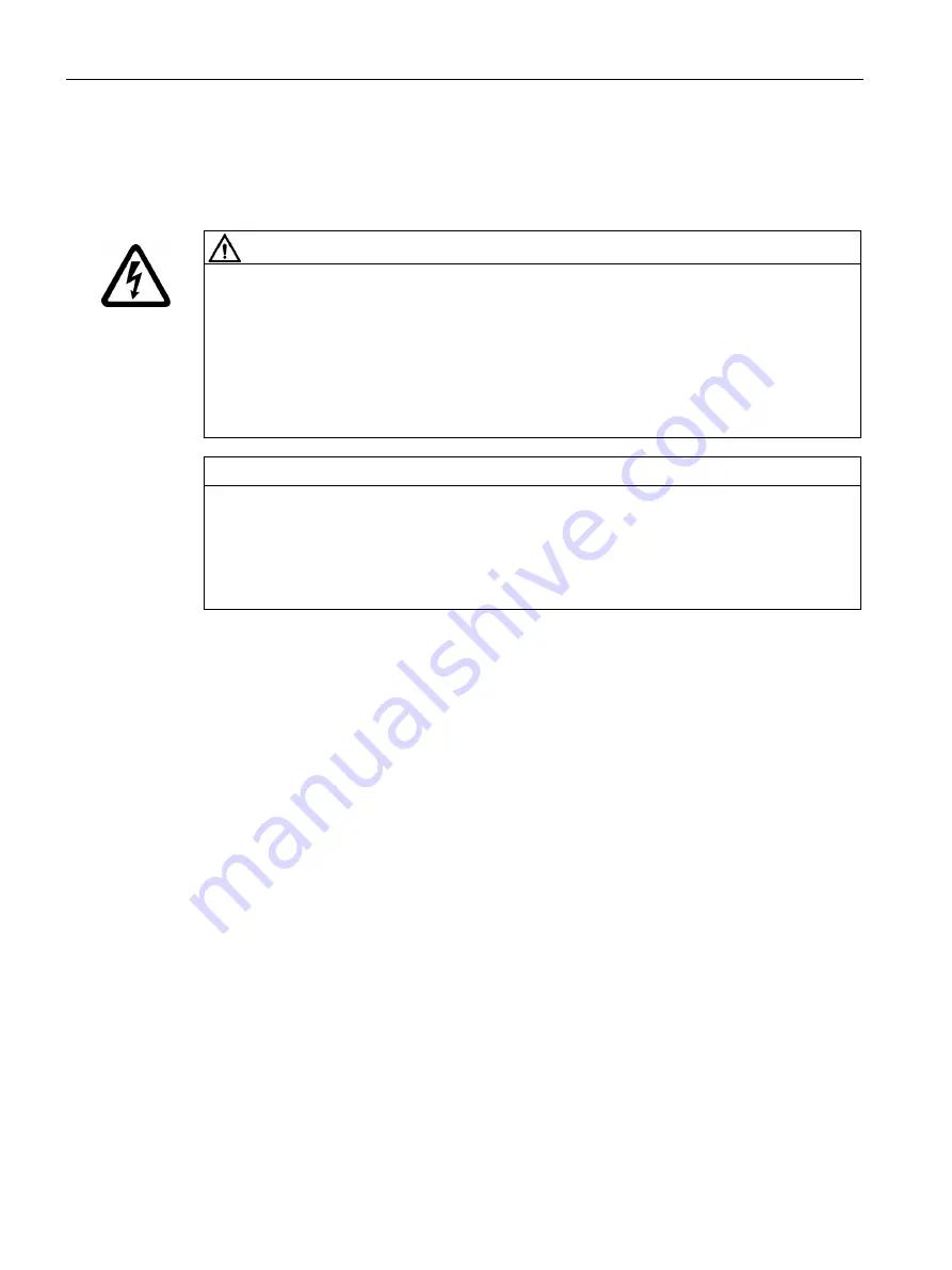 Siemens SIMOTICS SD SH 71 315 Series Operating Instructions Manual Download Page 98