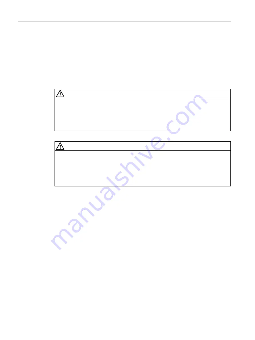 Siemens SIMOTICS XP Operating Instructions Manual Download Page 122