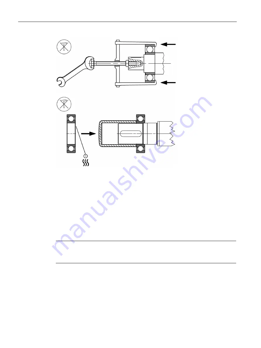 Siemens SIMOTICS XP Operating Instructions Manual Download Page 126