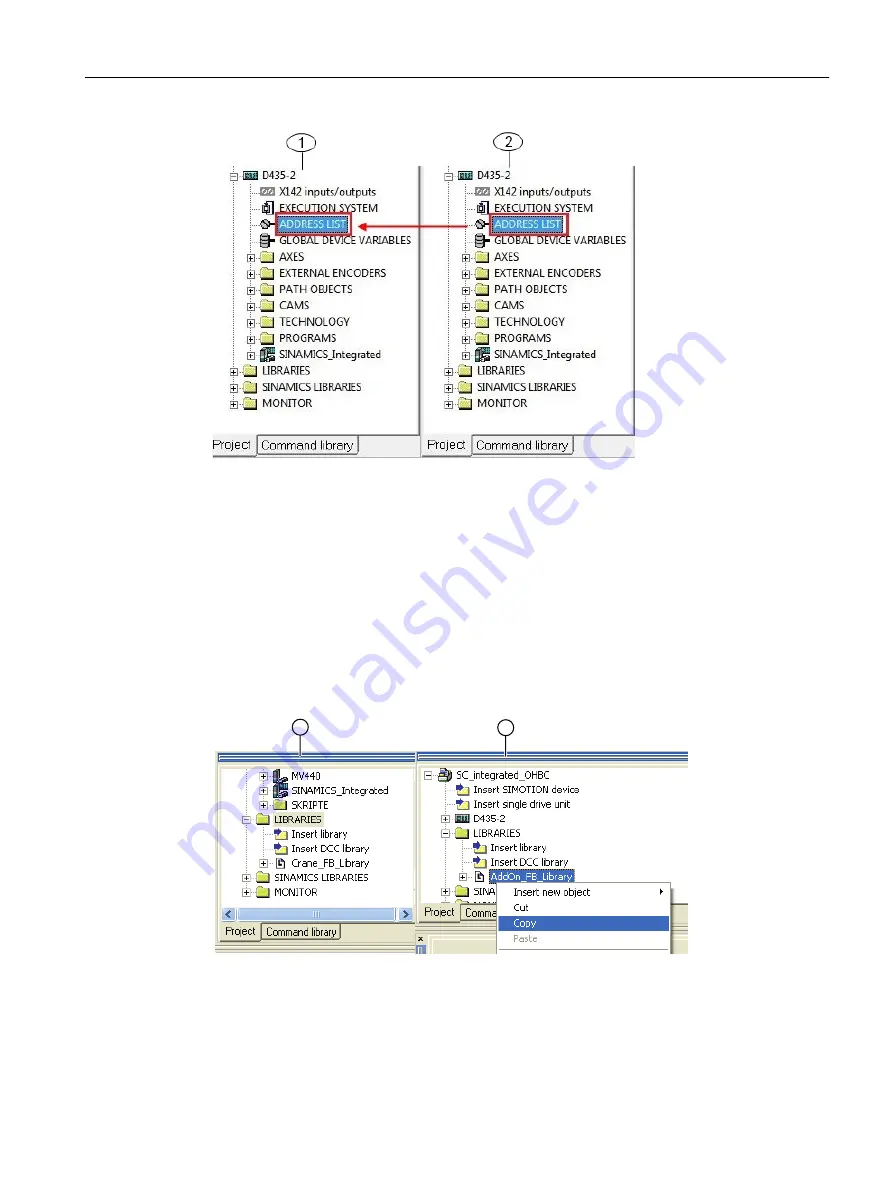 Siemens SIMOTION D4x5-2 Operating Instructions Manual Download Page 123