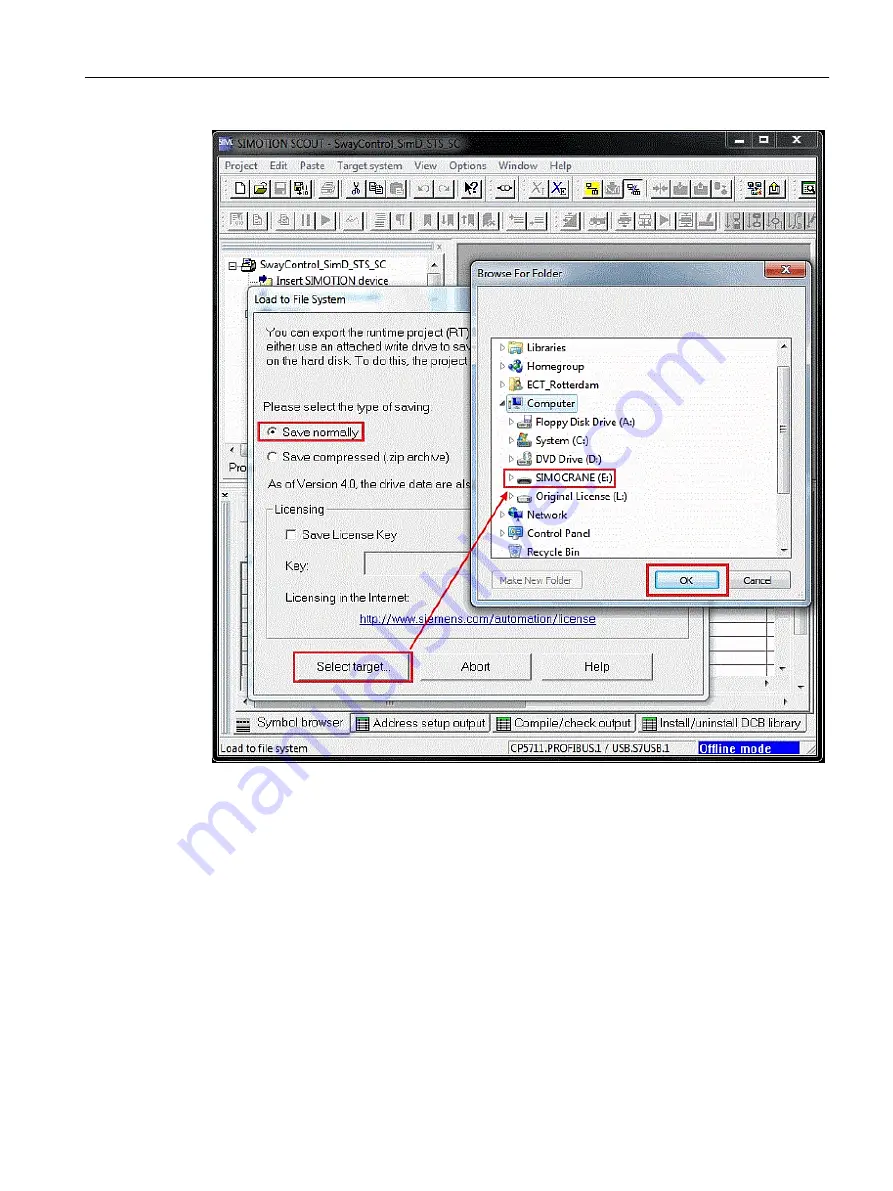 Siemens SIMOTION D4x5-2 Operating Instructions Manual Download Page 137