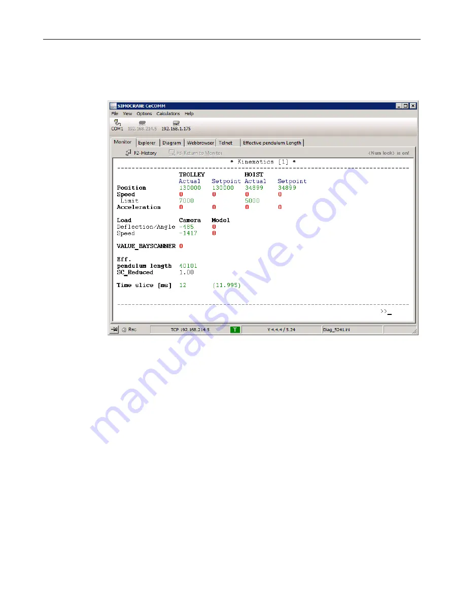 Siemens SIMOTION D4x5-2 Operating Instructions Manual Download Page 275