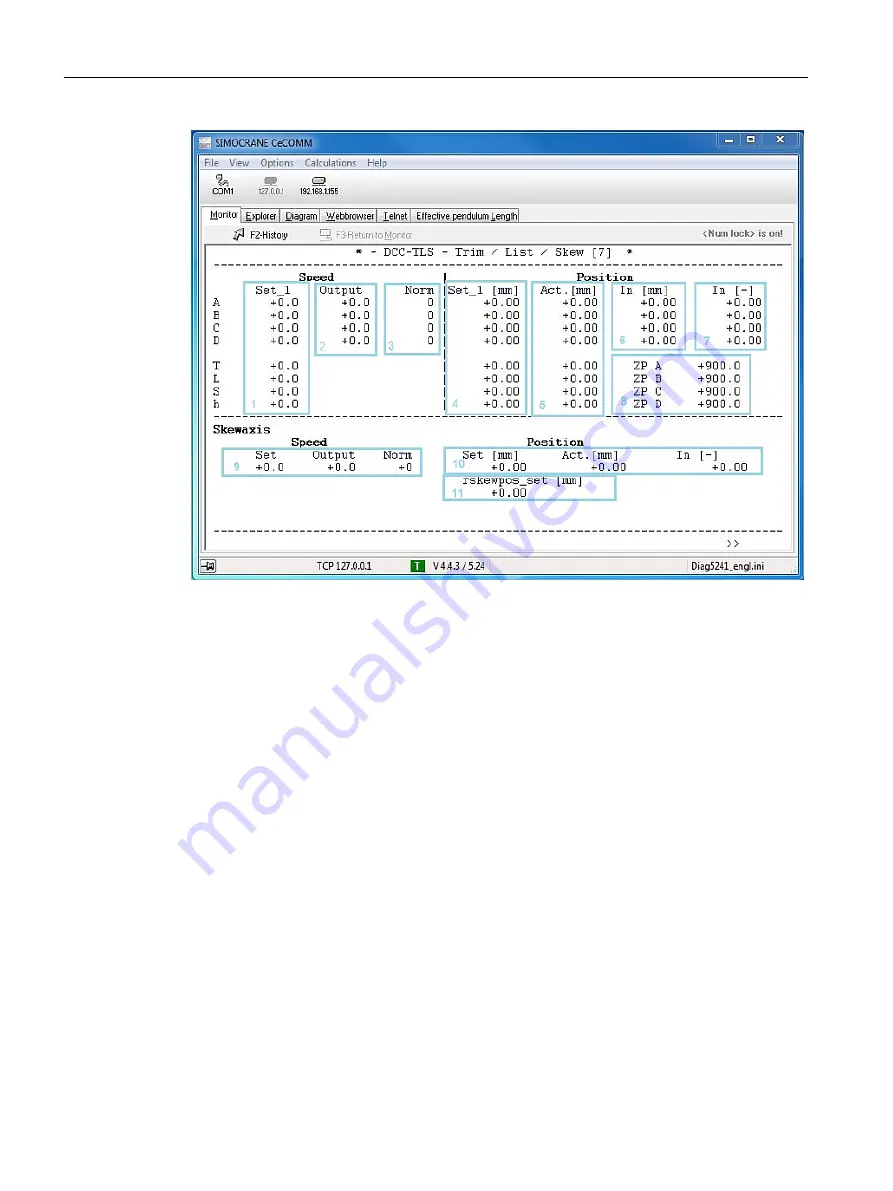 Siemens SIMOTION D4x5-2 Operating Instructions Manual Download Page 280