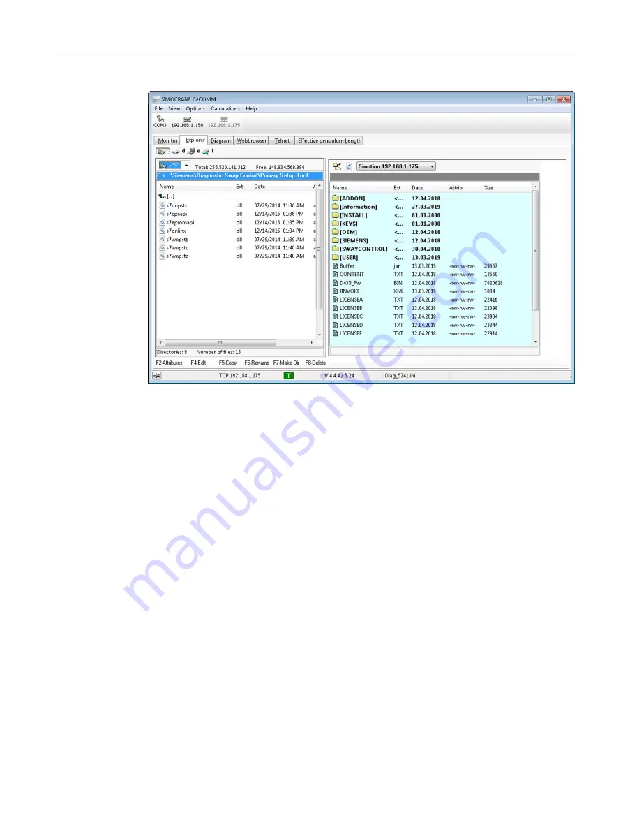 Siemens SIMOTION D4x5-2 Operating Instructions Manual Download Page 289