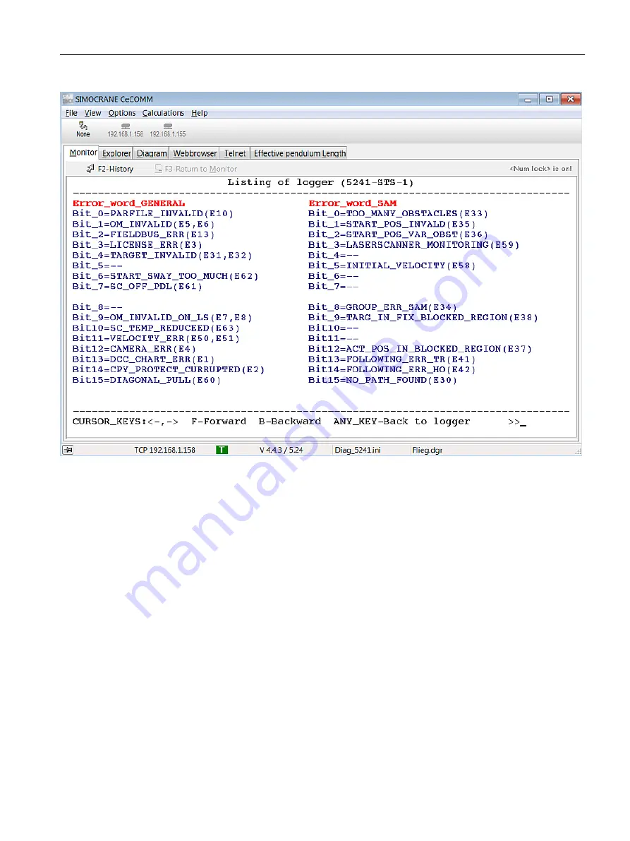 Siemens SIMOTION D4x5-2 Operating Instructions Manual Download Page 317