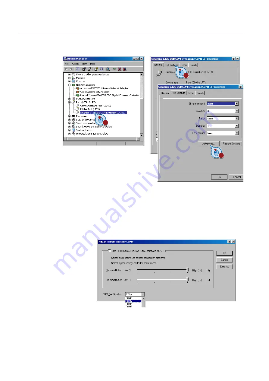 Siemens SINAMICS G120 CU240B-2 Operating Instructions Manual Download Page 76