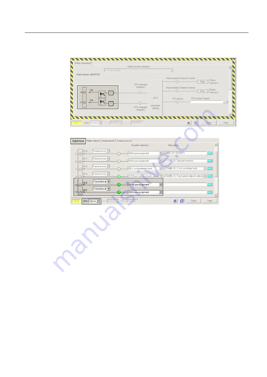 Siemens SINAMICS G120 CU240B-2 Скачать руководство пользователя страница 223