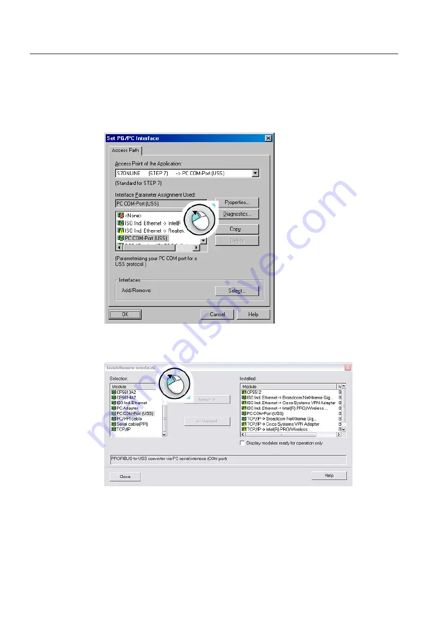 Siemens Sinamics G120 CU240E Operating Instructions Manual Download Page 60