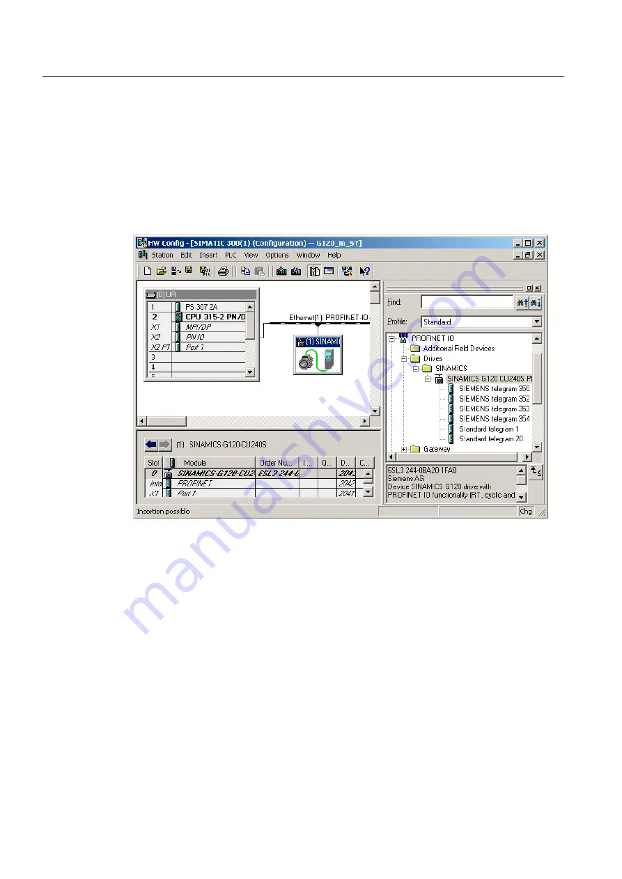 Siemens Sinamics G120 CU240E Operating Instructions Manual Download Page 174