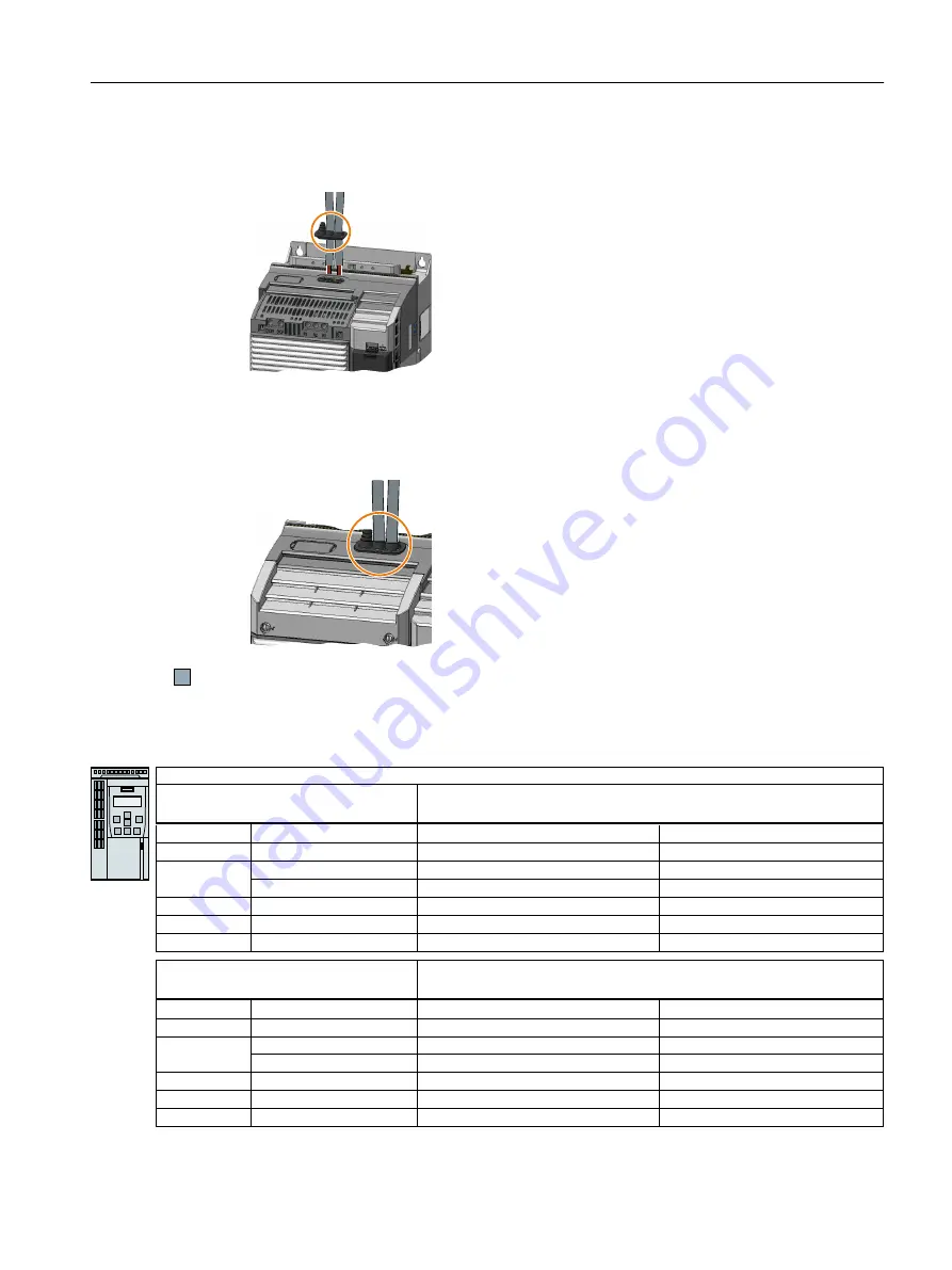 Siemens SINAMICS G120C Operating Instructions Manual Download Page 73